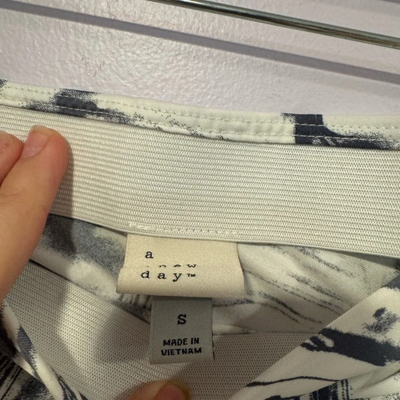 White marble midi skirt - Picture 3 of 4